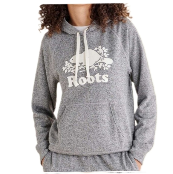 Roots Sweaters - EUC ✅️ Roots Salt and Pepper Kanga Sweater